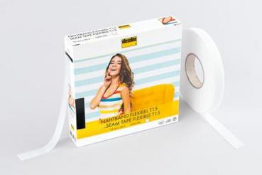 Vlieseline Nahtband Flexibel T15 weiß 15mm breit
